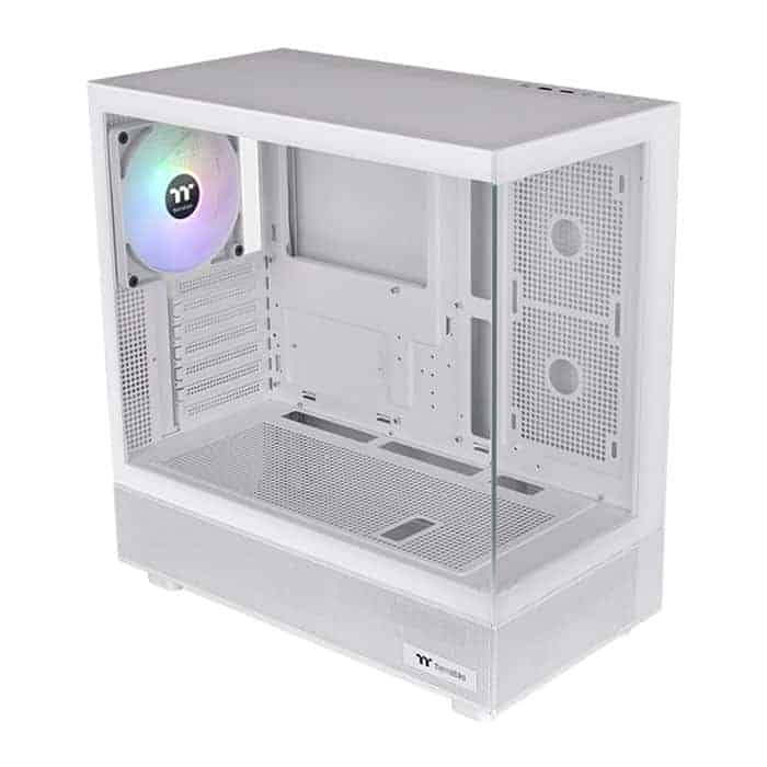 Thermaltake View 270 TG ARGB Mid Tower Tempered Glass PC Gaming Case Snow White